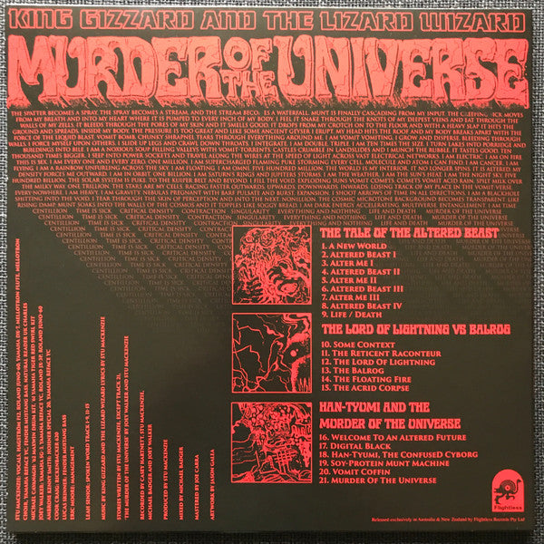 King Gizzard And The Lizard Wizard – Murder Of The Universe LP vinyl record, image 2 of 6