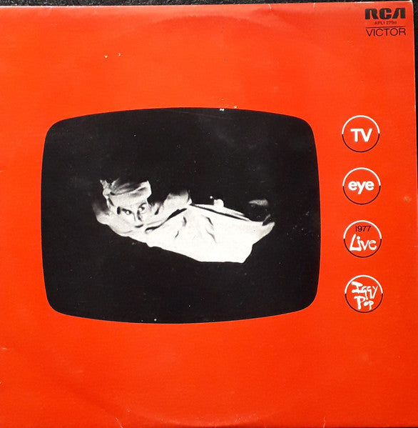 Iggy Pop – TV Eye 1977 Live LP vinyl record, image 1 of 5