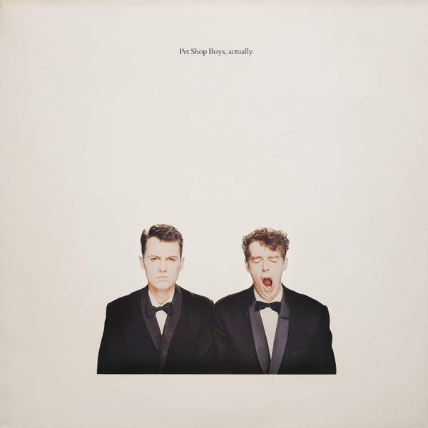Pet Shop Boys – Actually LP vinyl record, image 1 of 6