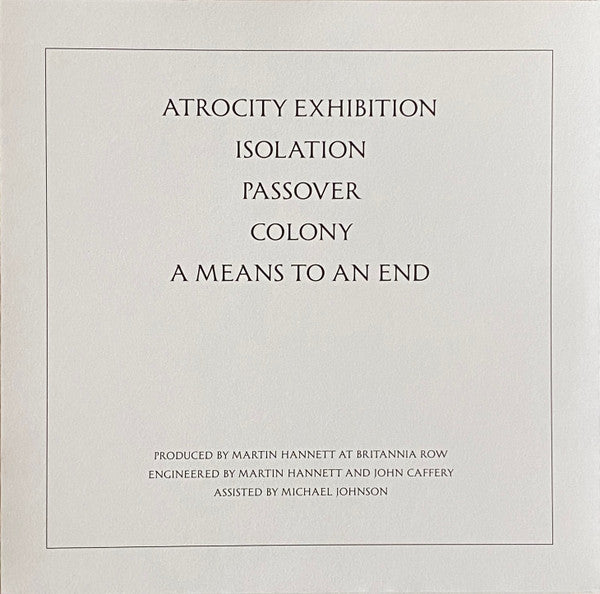 Joy Division – Closer LP vinyl record, image 5 of 10