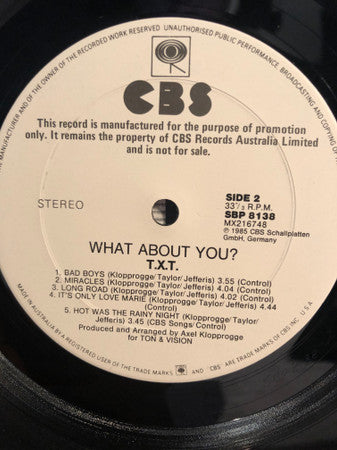 T.X.T. – What About You? LP vinyl record, image 7 of 7