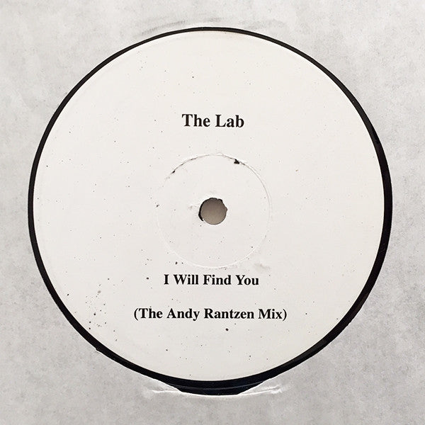 The Lab – I Will Find You 12" vinyl record