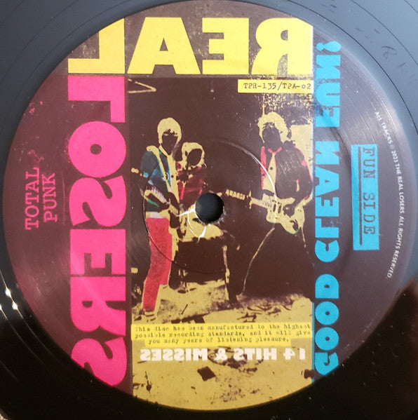 The Real Losers – Good Clean Fun! LP vinyl record, image 4 of 4