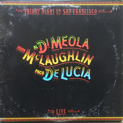 John McLaughlin, Al Di Meola, Paco De Lucía – Friday Night In San Francisco LP vinyl record, image 1 of 4