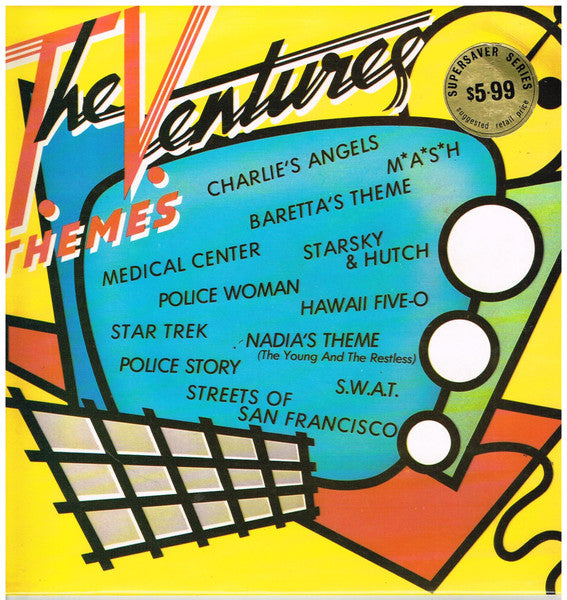 The Ventures – T.V. Themes LP vinyl record, image 1 of 4