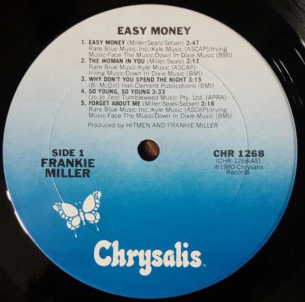 Frankie Miller – Easy Money LP vinyl record, image 3 of 4