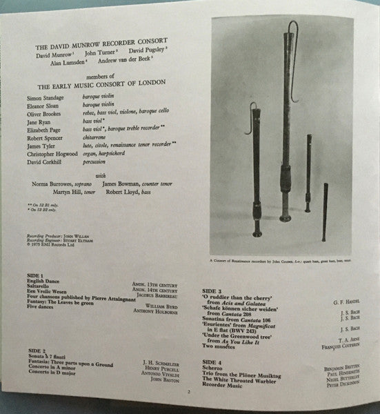 David Munrow – The Art Of The Recorder (2xLP) LP vinyl record, image 8 of 10