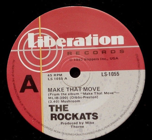 The Rockats – Make That Move 7" vinyl record, image 1 of 2