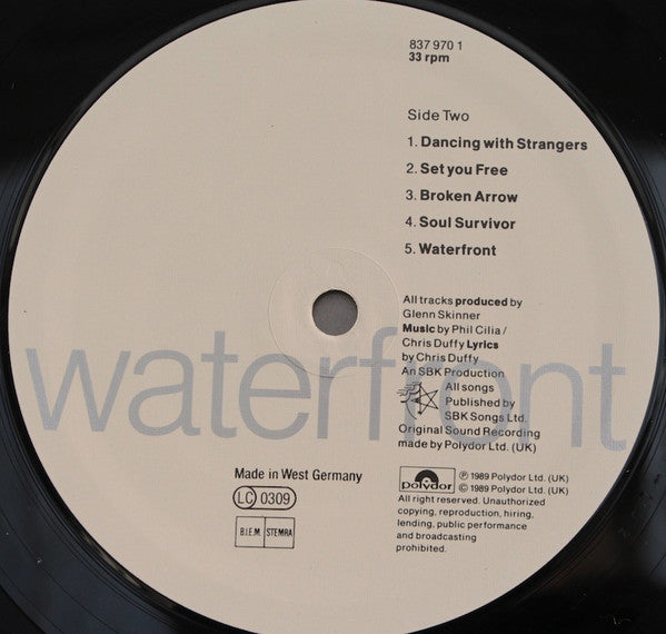 Waterfront – Waterfront LP vinyl record, image 8 of 8