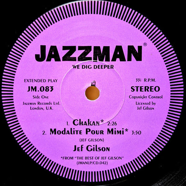 Jef Gilson – Jef Gilson EP 7" vinyl record, image 3 of 4