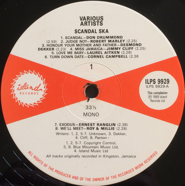 Various – Scandal Ska LP vinyl record, image 3 of 4