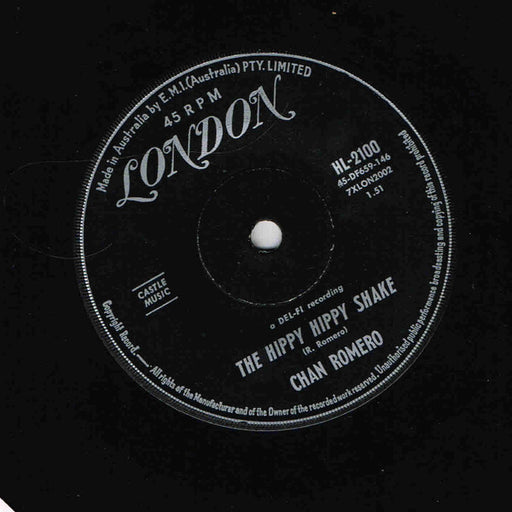 Chan Romero – The Hippy Hippy Shake / If I Had A Way 7" vinyl record
