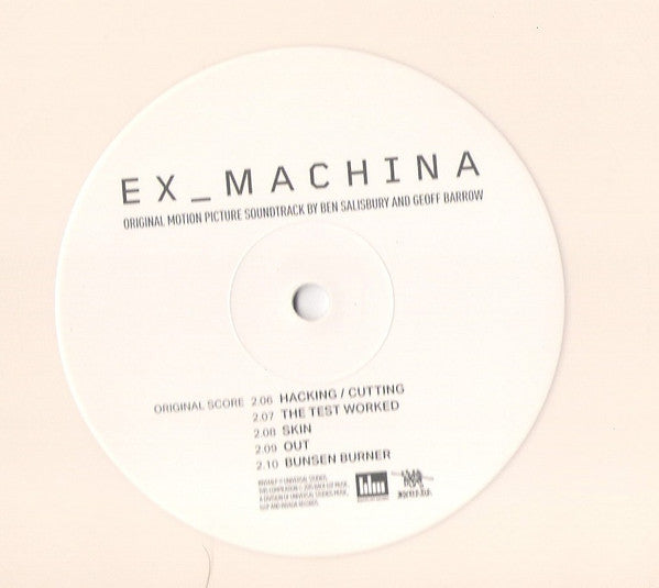 Ben Salisbury, Geoff Barrow – Ex_Machina (Original Motion Picture Soundtrack) (2xLP) LP vinyl record, image 10 of 10