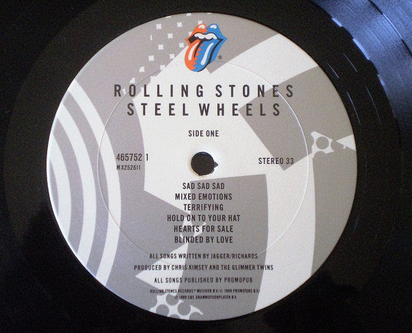 The Rolling Stones – Steel Wheels LP vinyl record, image 5 of 6