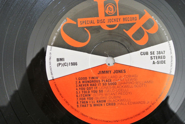 Jimmy Jones – Good Timin' LP vinyl record, image 4 of 6