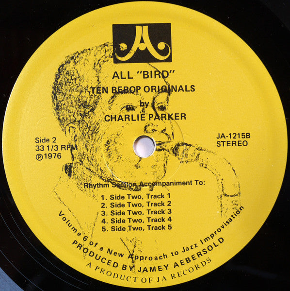 Jamey Aebersold – All "Bird" LP vinyl record, image 4 of 4