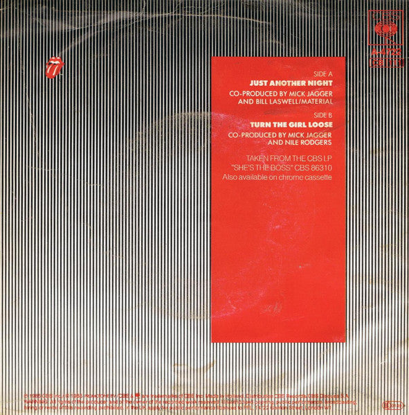 Mick Jagger – Just Another Night 7" vinyl record, image 2 of 4