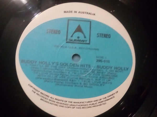 Buddy Holly – Buddy Holly's Golden Hits LP vinyl record, image 4 of 5