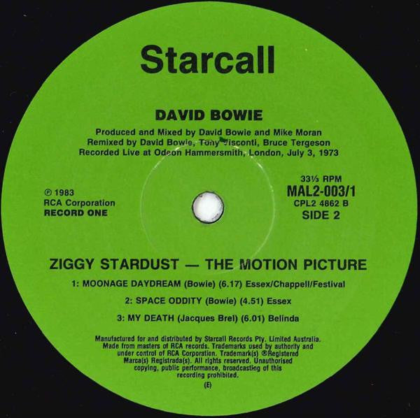 David Bowie – Ziggy Stardust - The Motion Picture (2xLP) LP vinyl record, image 5 of 7