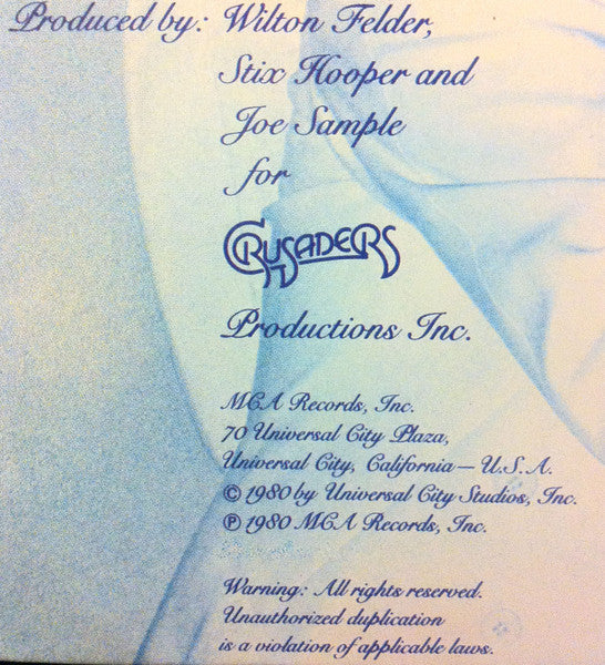 The Crusaders – Rhapsody And Blues LP vinyl record, image 8 of 10