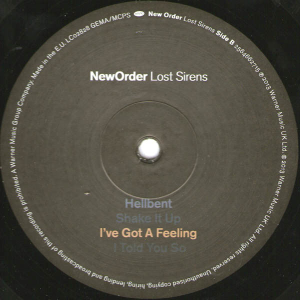 New Order – Lost Sirens LP vinyl record, image 6 of 9