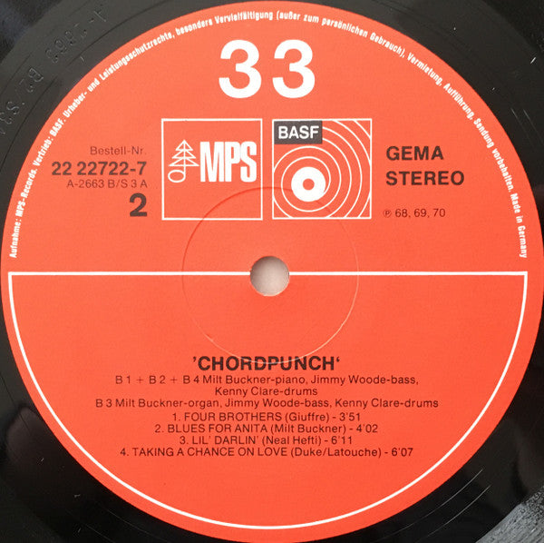 Milt Buckner – Chordpunch (2xLP) LP vinyl record, image 10 of 10