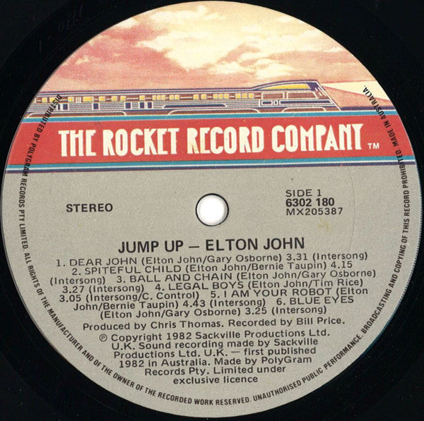 Elton John – Jump Up! LP vinyl record, image 4 of 5