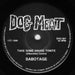 Sabotage – Take Some Drugs Tonite 7" vinyl record, image 2 of 4