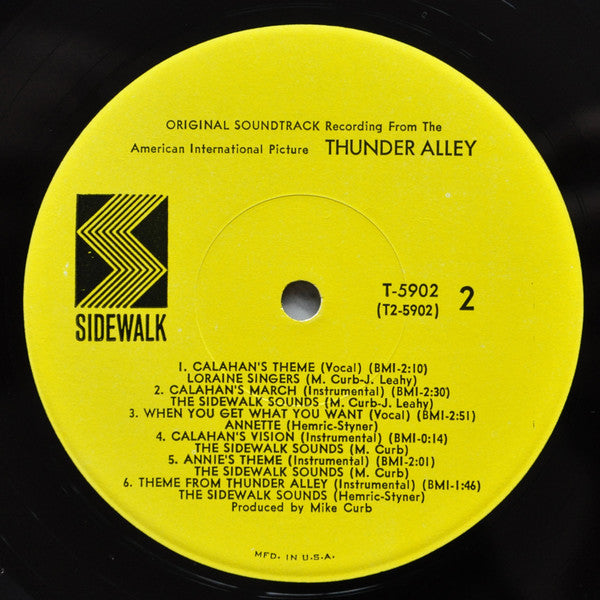 Various – Thunder Alley LP vinyl record, image 4 of 4