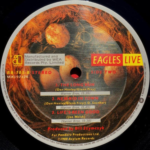 Eagles – Eagles Live (2xLP) LP vinyl record, image 10 of 10
