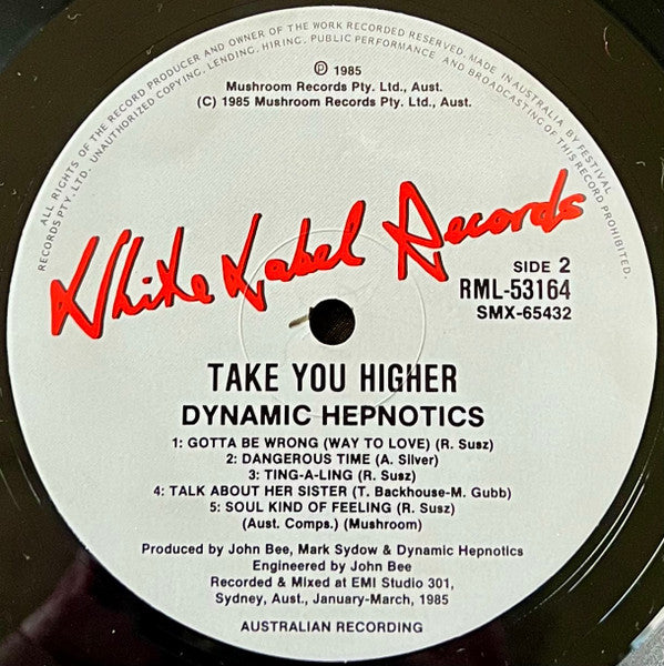 The Dynamic Hepnotics – Take You Higher LP vinyl record, image 4 of 4