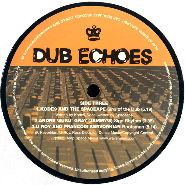 Various – Dub Echoes (3xLP) LP vinyl record, image 5 of 8