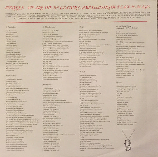 Foxygen – We Are The 21st Century Ambassadors Of Peace & Magic LP vinyl record, image 6 of 7