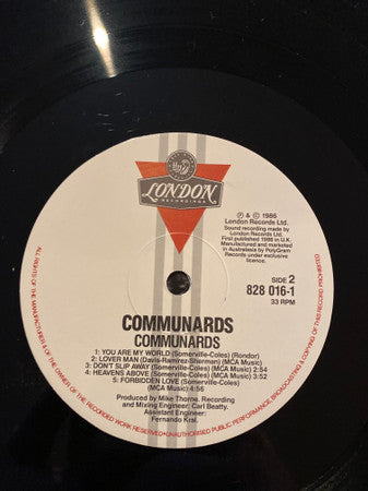 The Communards – Communards LP vinyl record, image 6 of 6