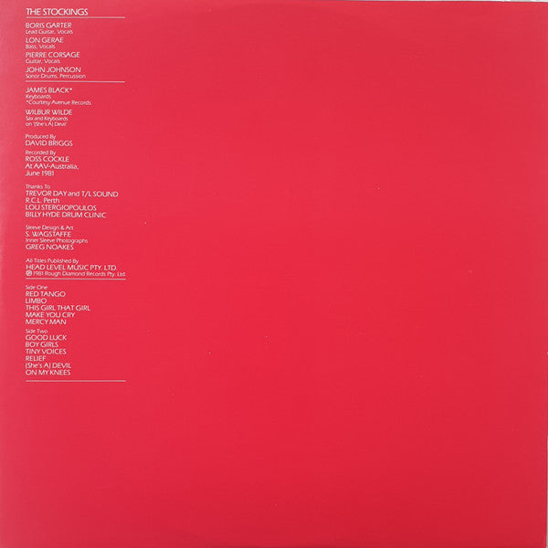 The Stockings – Red Tango LP vinyl record, image 5 of 6