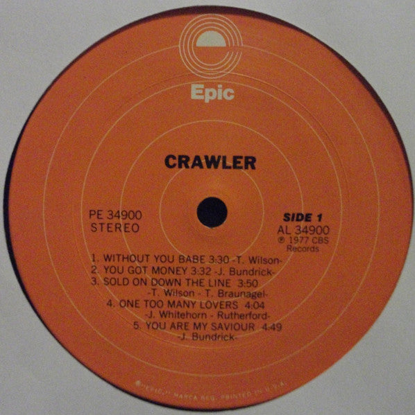 Crawler – Crawler LP vinyl record, image 3 of 3