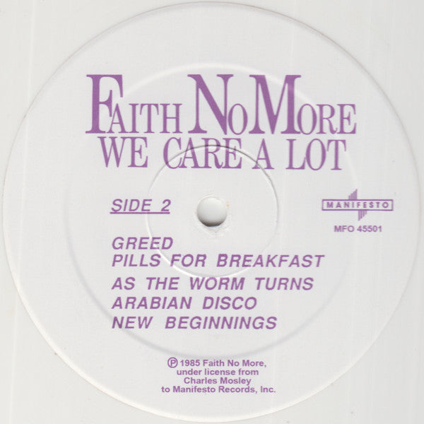 Faith No More – We Care A Lot LP vinyl record, image 4 of 7