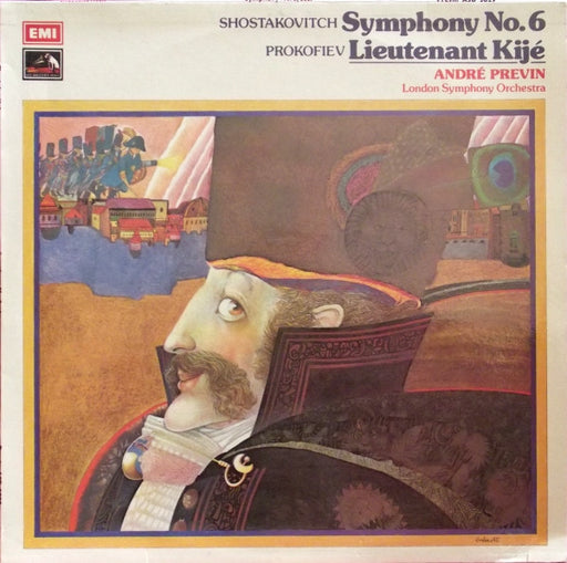 Dmitri Shostakovich, Sergei Prokofiev, André Previn, London Symphony Orchestra – Symphony No. 6 / Lieutenant Kijé LP vinyl record, image 1 of 4