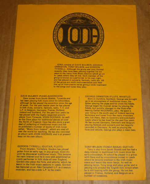 Iona – Iona LP vinyl record, image 5 of 9
