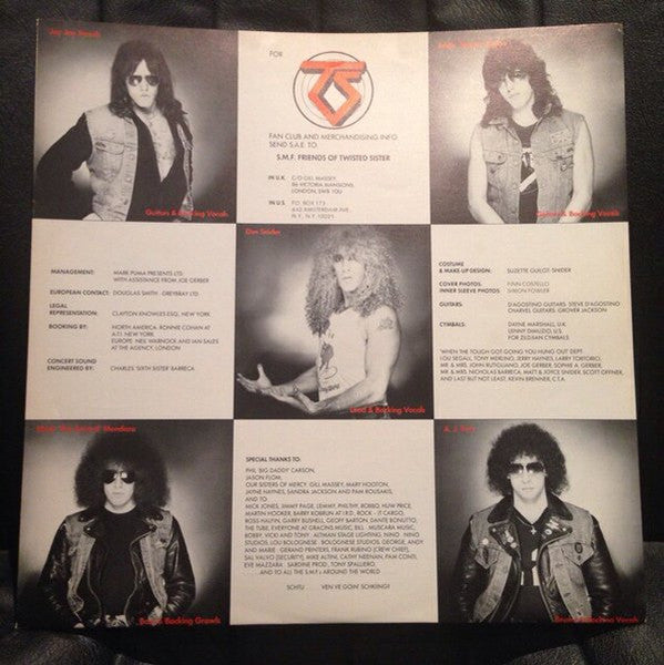 Twisted Sister – You Can't Stop Rock 'N' Roll LP vinyl record, image 3 of 6