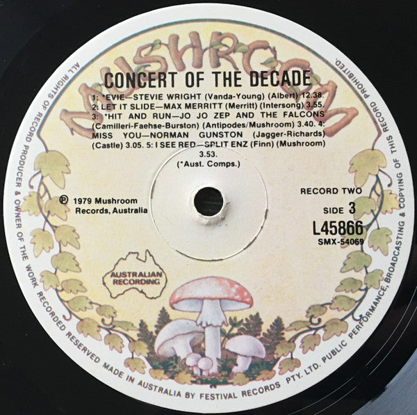 Various – The Concert Of The Decade (2xLP) LP vinyl record, image 6 of 9