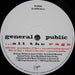 General Public – ...All The Rage LP vinyl record, image 4 of 6