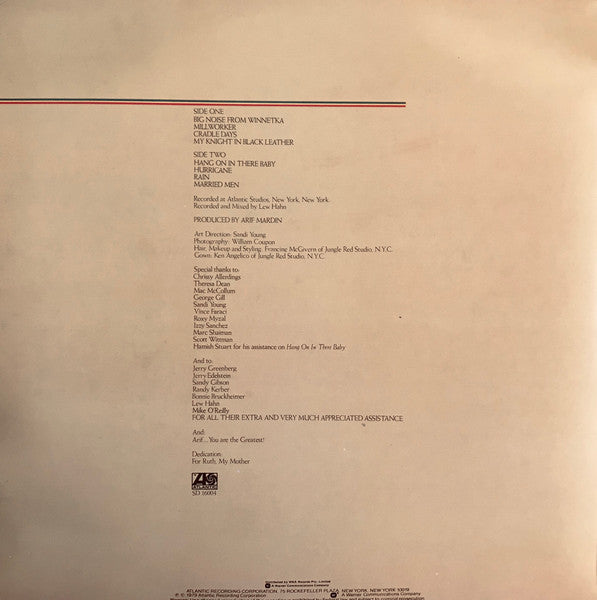 Bette Midler – Thighs And Whispers LP vinyl record, image 2 of 4
