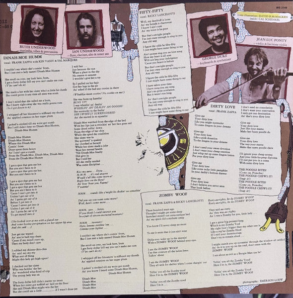 The Mothers – Over-Nite Sensation LP vinyl record, image 3 of 6