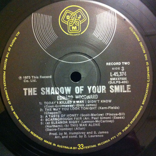 Edward Woodward – The Shadow Of Your Smile (2xLP) LP vinyl record, image 7 of 8