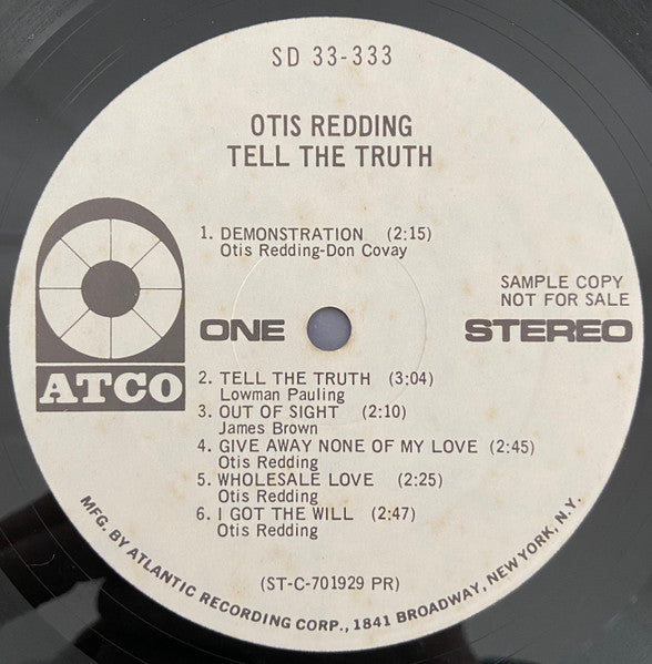 Otis Redding – Tell The Truth LP vinyl record, image 2 of 5