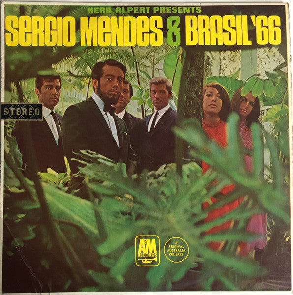Herb Alpert, Sérgio Mendes & Brasil '66 – Herb Alpert Presents Sergio Mendes & Brasil '66 LP vinyl record, image 1 of 4