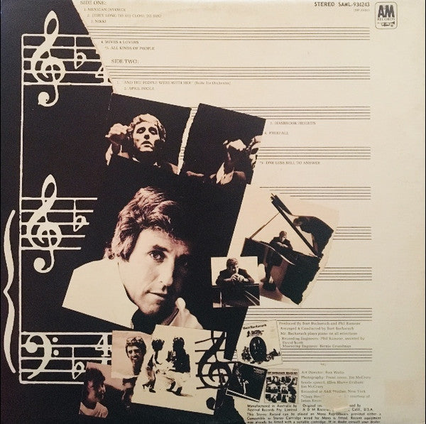 Burt Bacharach – Burt Bacharach LP vinyl record, image 2 of 8