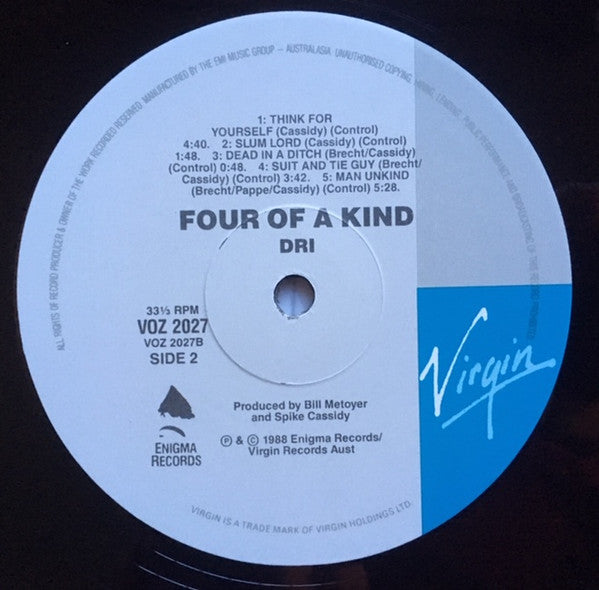 Dirty Rotten Imbeciles – 4 Of A Kind LP vinyl record, image 6 of 6
