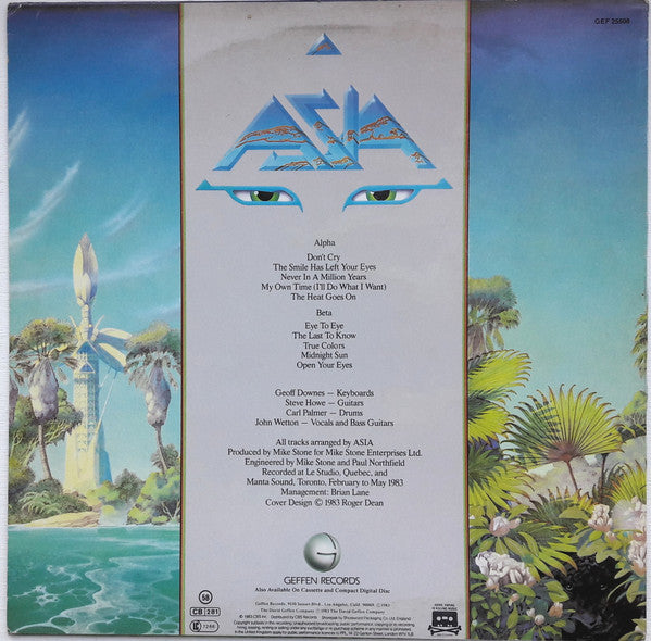 Asia – Alpha LP vinyl record, image 2 of 7